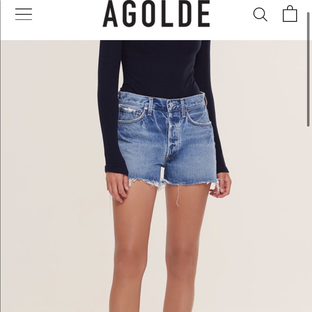 Agolde Parker Vintage Cutoff Short (Never Worn)